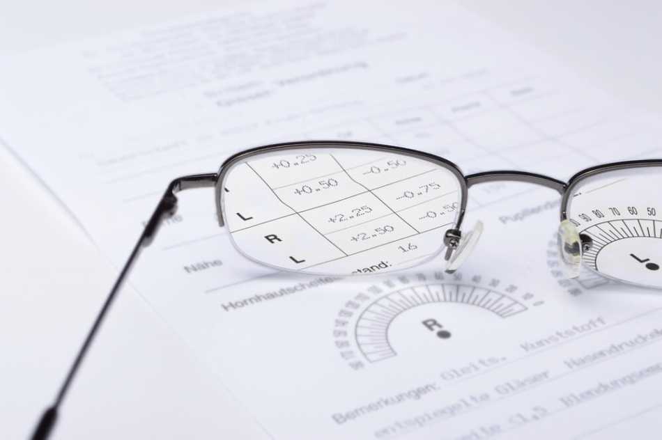 How do I read my glasses prescription?