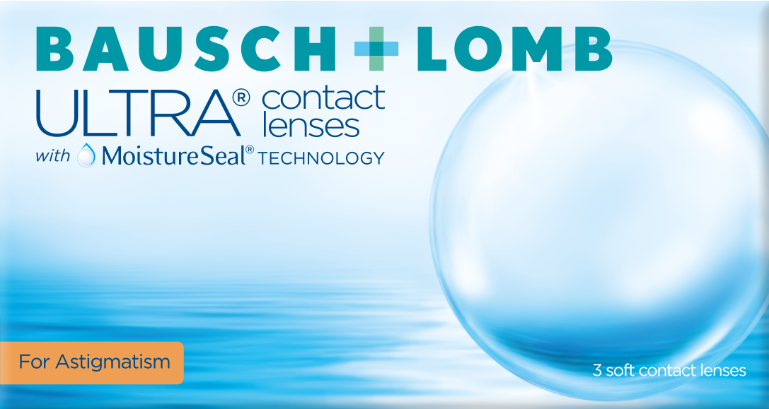 Bausch & Lomb ULTRA for Astigmatism box (3 lenses)